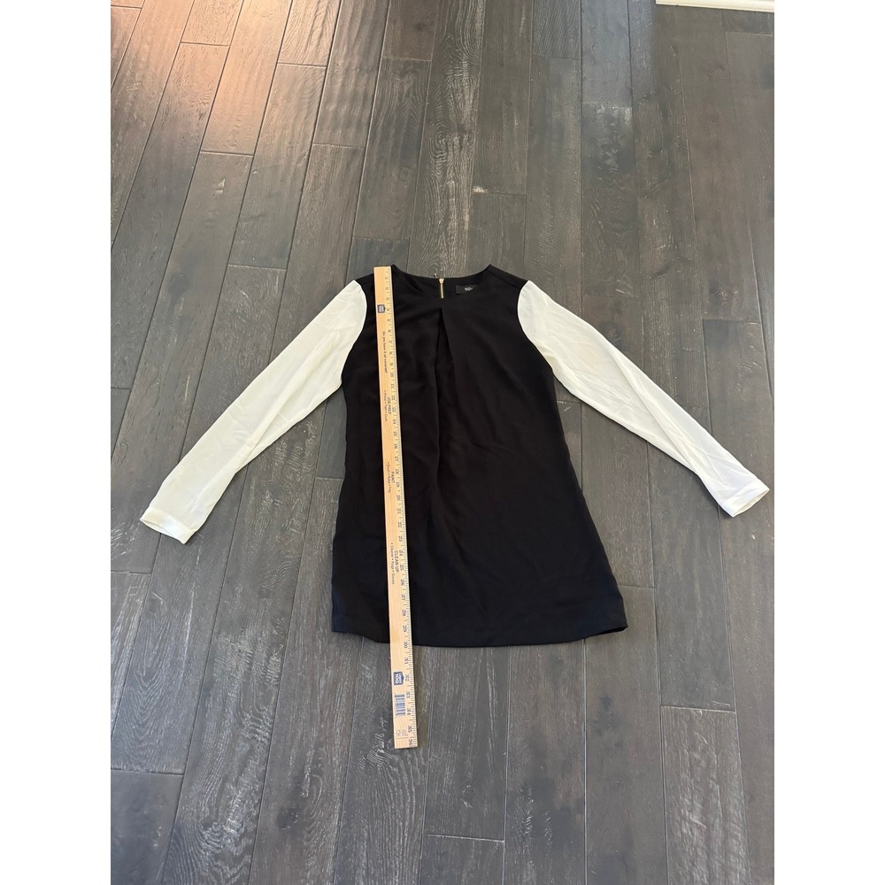 Mossimo black dress‎ with white sleeves or tunic women's xs